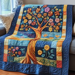 Blooming Tree Quilted Blanket GFTOTP3737