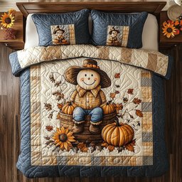 Scarecrow Pumpkin WX0303044CL Duvet Cover Set