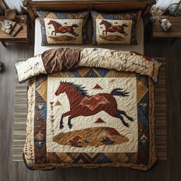 Horse Native American WX2802141CL Duvet Cover Set