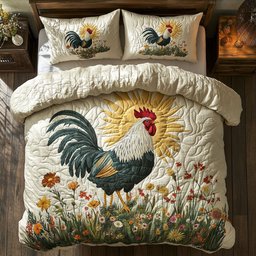 Chicken In Morning WX2402006CL Duvet Cover Set