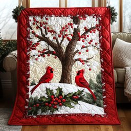 Cardinal Christmas WT0710017CL Quilt