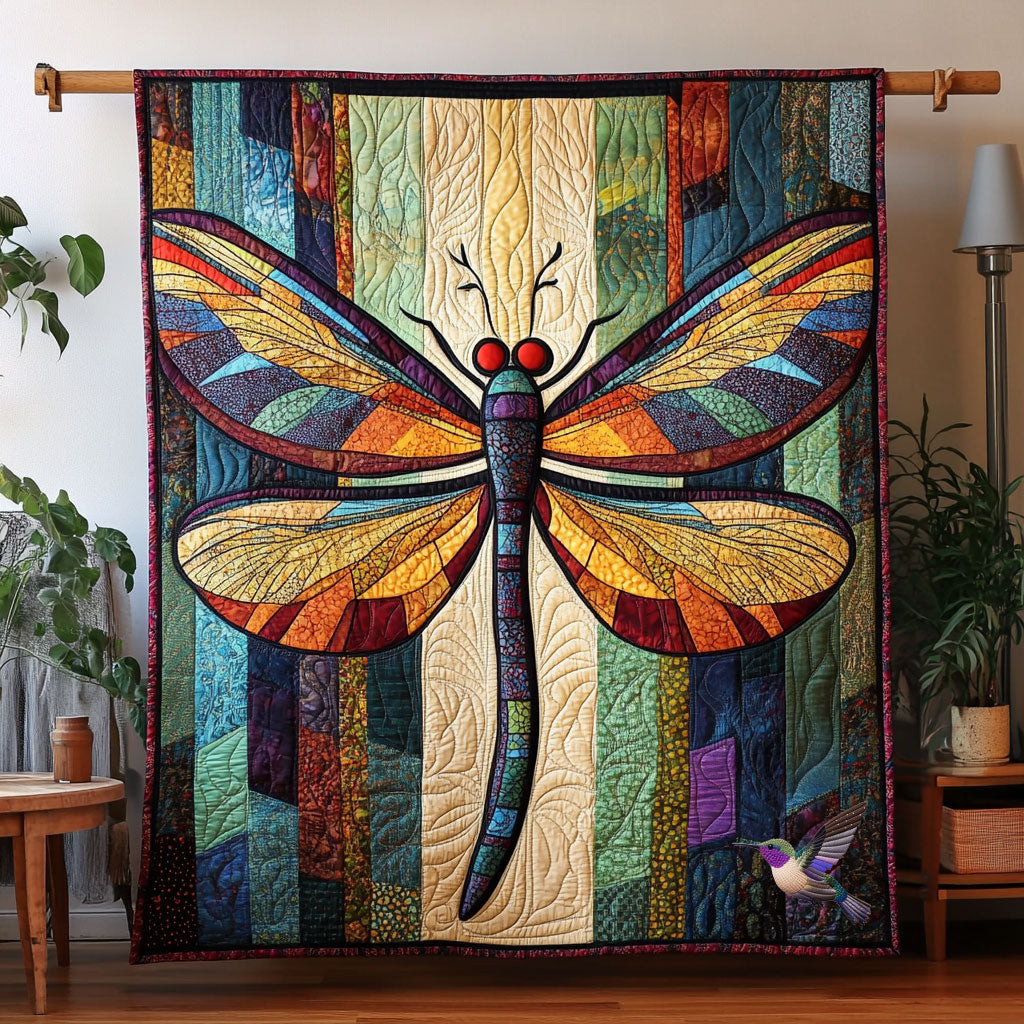 Dragonfly Patchwork WX2110001CL Quilt