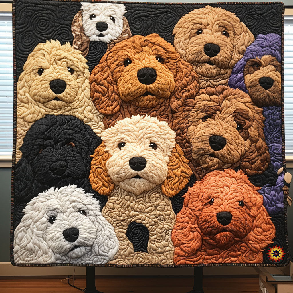 Doodle Dog WJ0512017CL Quilt