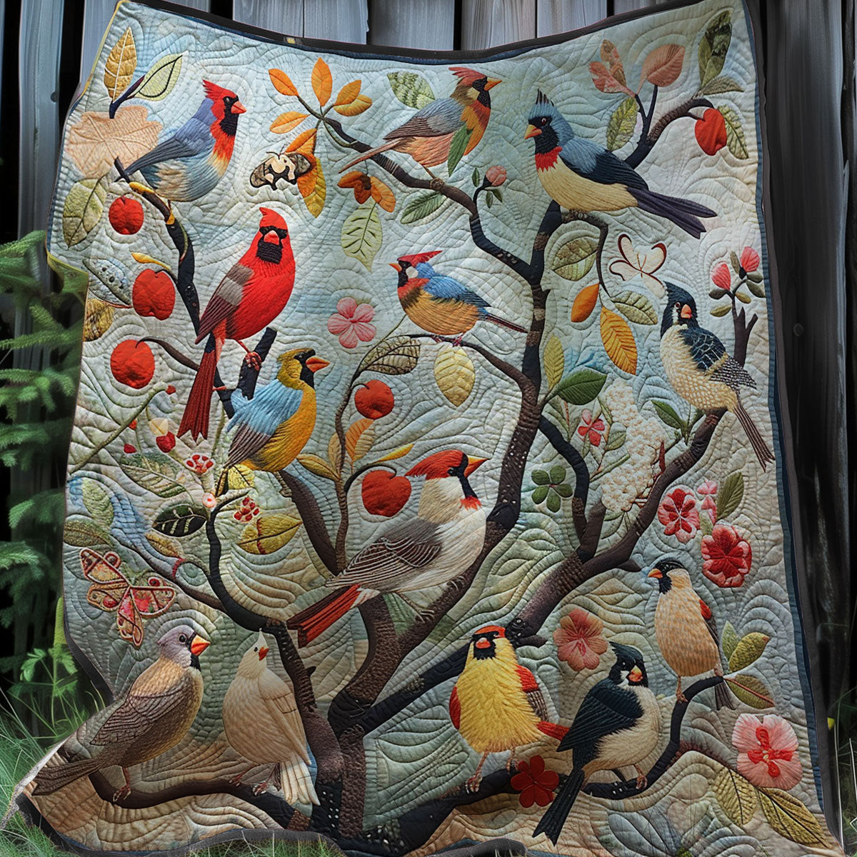 Bird Tree XR2906008CL Quilt