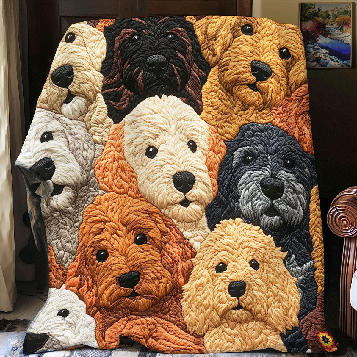 Doodle Dog WJ0712012CL Quilt