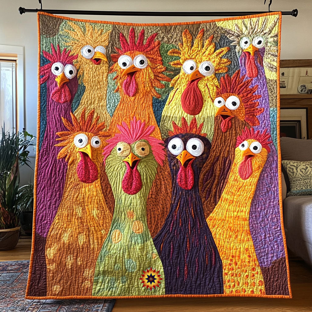 Chicken Gang WU2410035CL Quilt