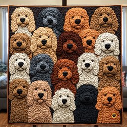 Doodle Dog WJ0912013CL Quilt