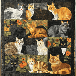 Cats XR0306001CL Quilt
