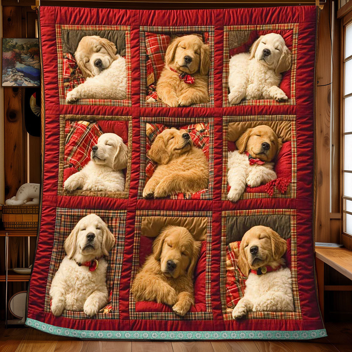 Royal Golden Retriever WP1809005CL Quilt