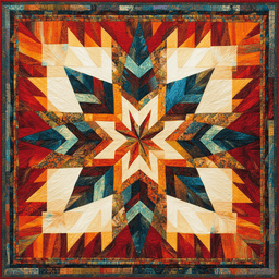 Native American Star XR2609007CL Quilt