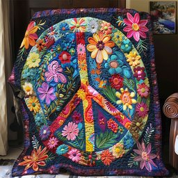 Hippie Peace WM0808029CL Quilt