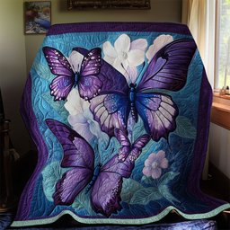 Butterfly Violet WX1511005CL Quilt