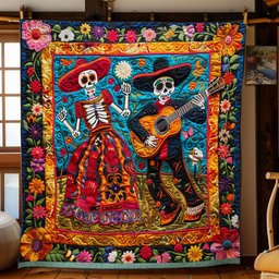 Day Of The Dead WJ2309006CL Quilt