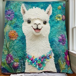 Smiling Alpaca XR0208007CL Quilt
