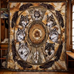 Wolves Dreamcatcher SR2608006CL Quilt
