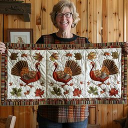 Turkey WJ1209047CL Quilted Table Runner