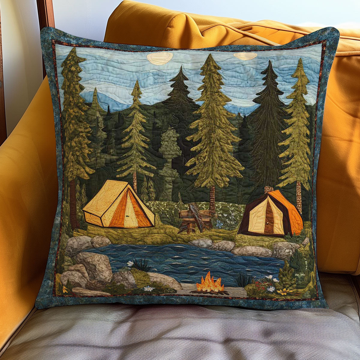 Campfire Cozy WN0208057CL Quilt Pillow Case