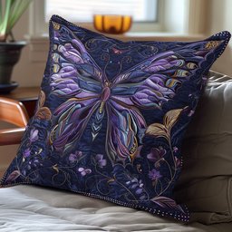 Night Butterfly Gem WP3007009CL Quilt Pillow Case