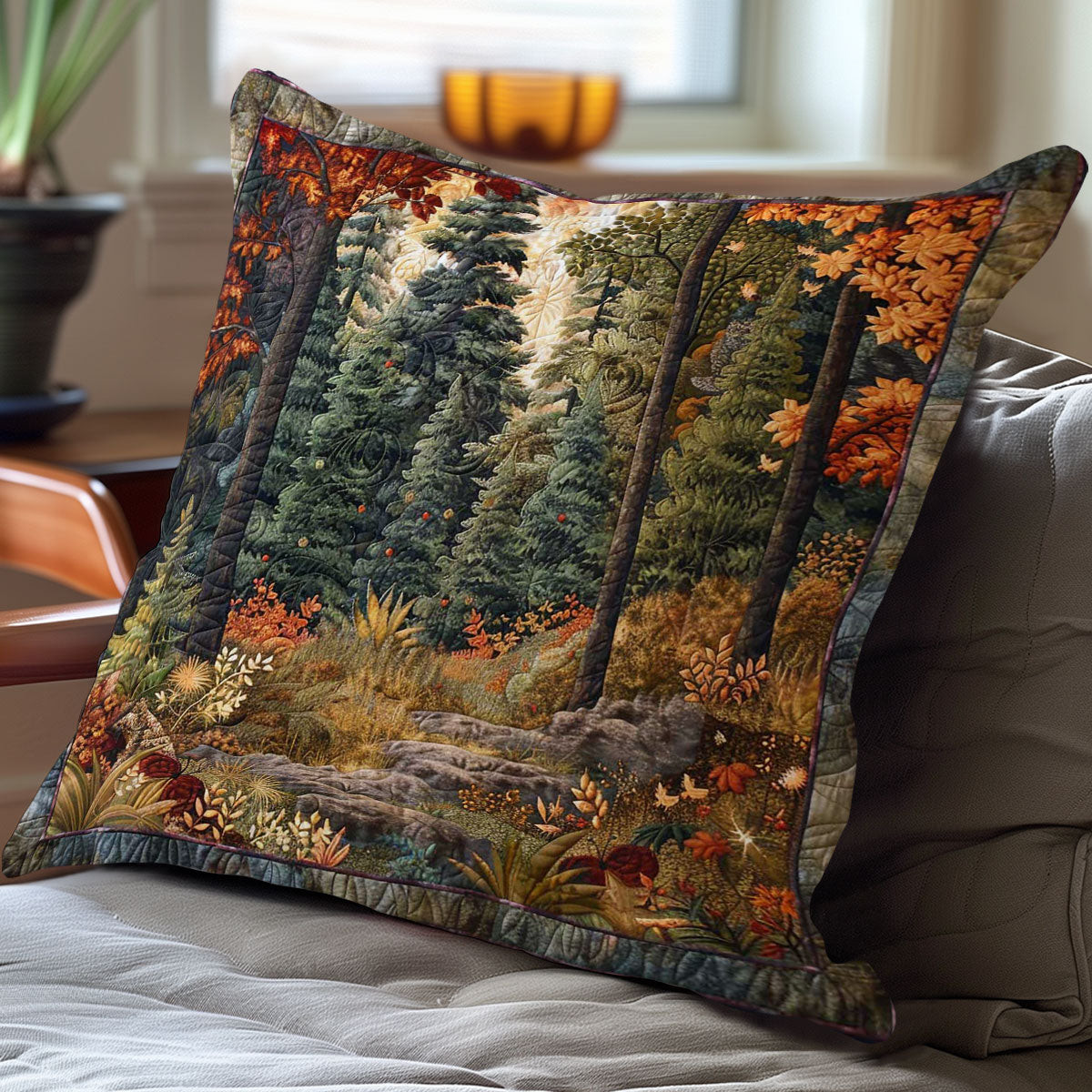 Forest Retreat WN3007066CL Quilt Pillow Case
