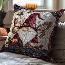 Butterfly Gnome WY0101002CL Quilt Pillow Case