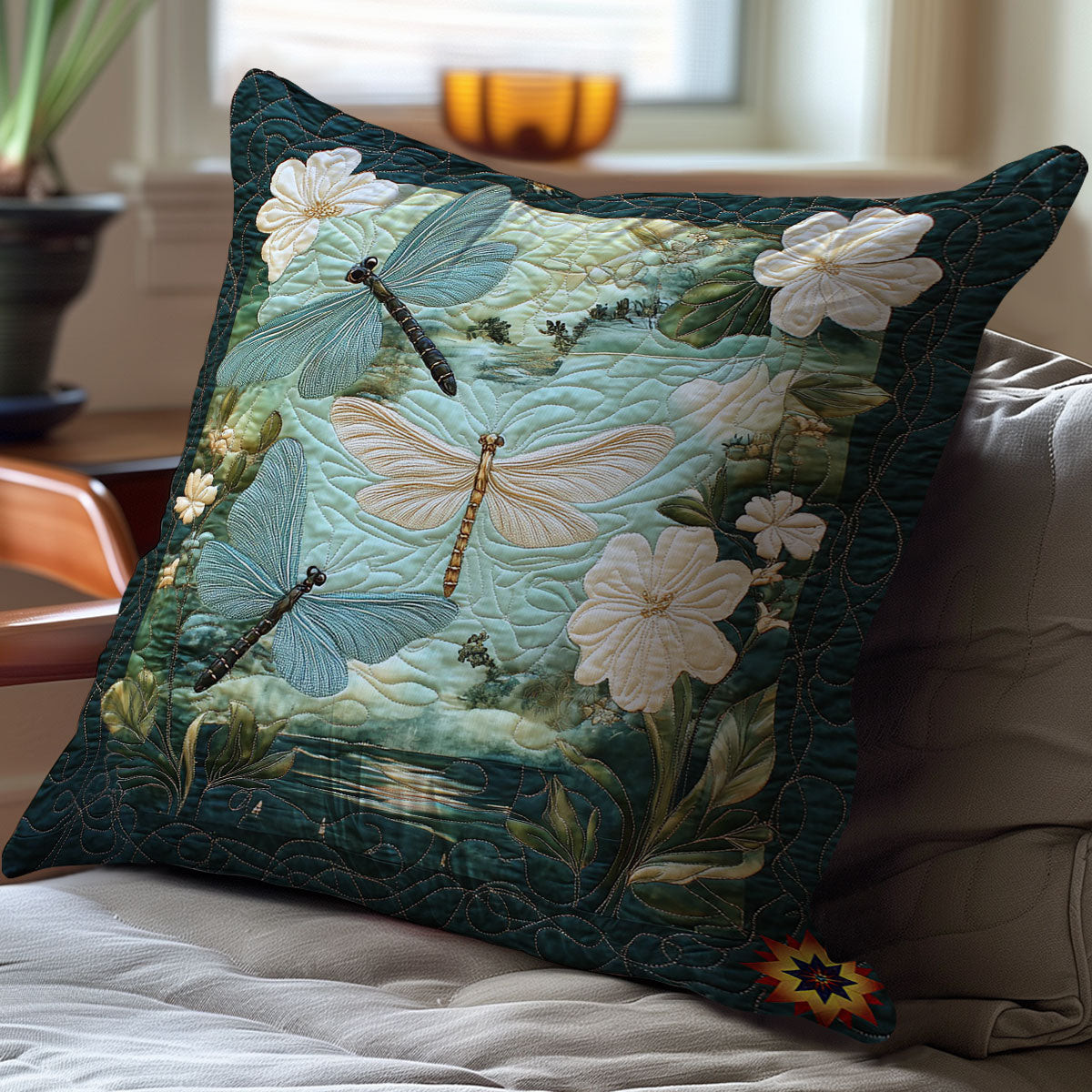Dragonfly WY2612096CL Quilt Pillow Case