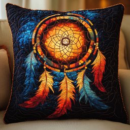 Dreamcatcher Orange WT0703028CL Quilt Pillow Case