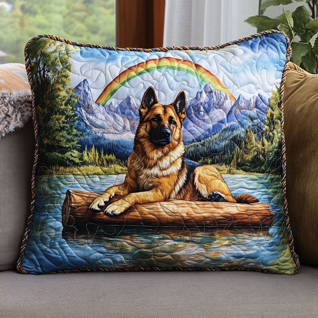 German Shepherd Mountain WT1403023CL Quilt Pillow Case
