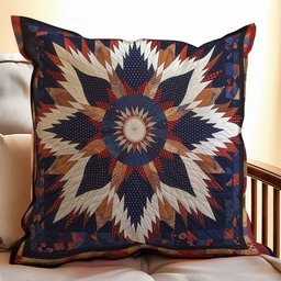 Native American Star WJ0207024CL Quilt Pillow Case