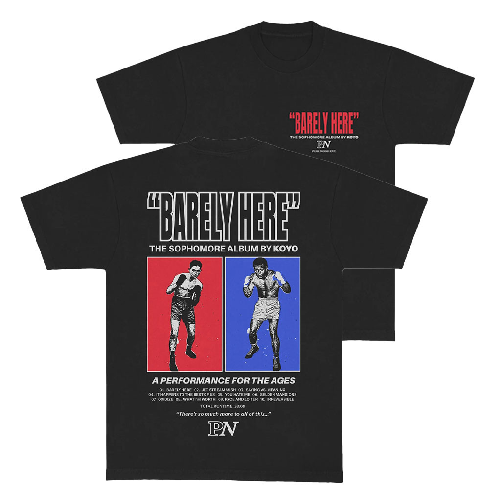 Pure Noise Store Merch Koyo Boxer Black Tee - WearAndDecor