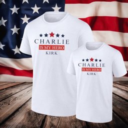 Charlie Kirk is my hero USA shirt
