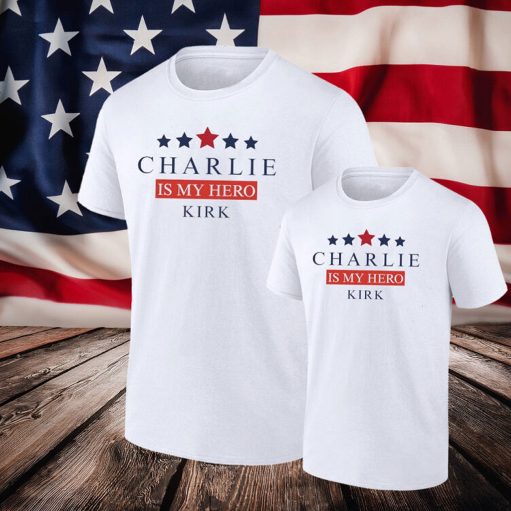 Charlie Kirk is my hero USA shirt