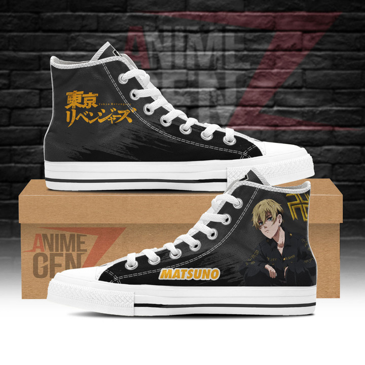 Tokyo Revengers Chifuyu Matsuno High Top Shoes Custom Anime Shoes