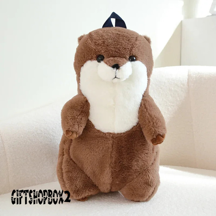50cm Sea Otter Plush Backpack