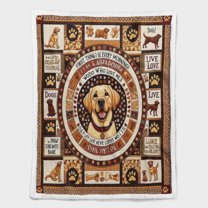 Labrador Quilt Blanket