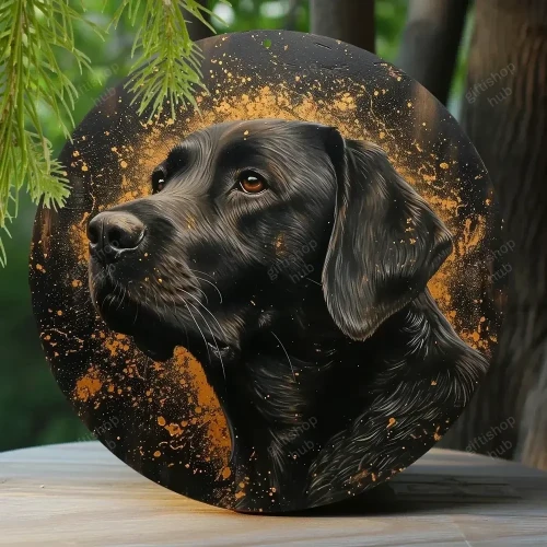 Decorative Sign Living Room Girls Gifts Labrador Retriever Theme Decoration