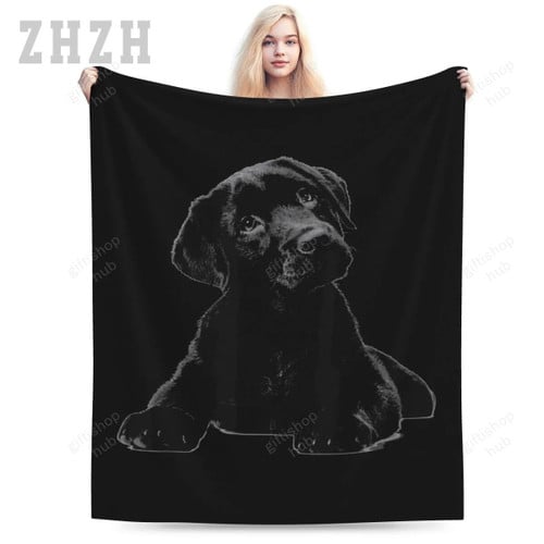 Blanket Black Lab Labrador Retriever-limited addition