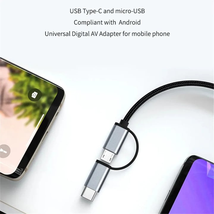 Wire HD Streaming Display TV Stick LD39 for Android Phone Tablet to TV Dongle Micro USB Type C to HDMI Cable