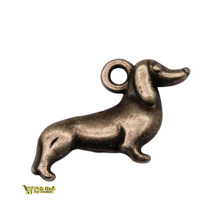 Vintage Jewelry Dachshund  Couple Pendants 10pcs