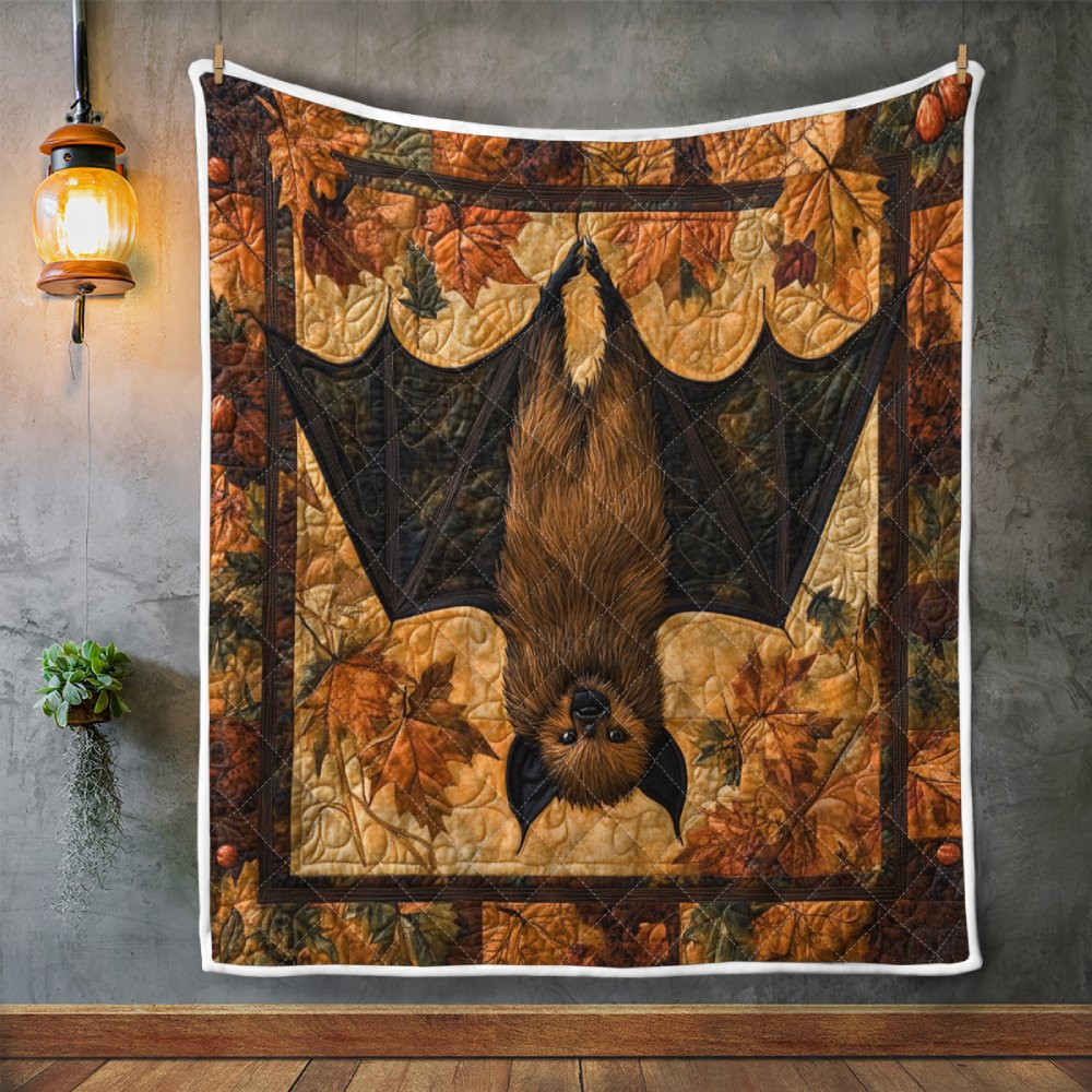 Bat-Themed Quilt - Eternal Midnight