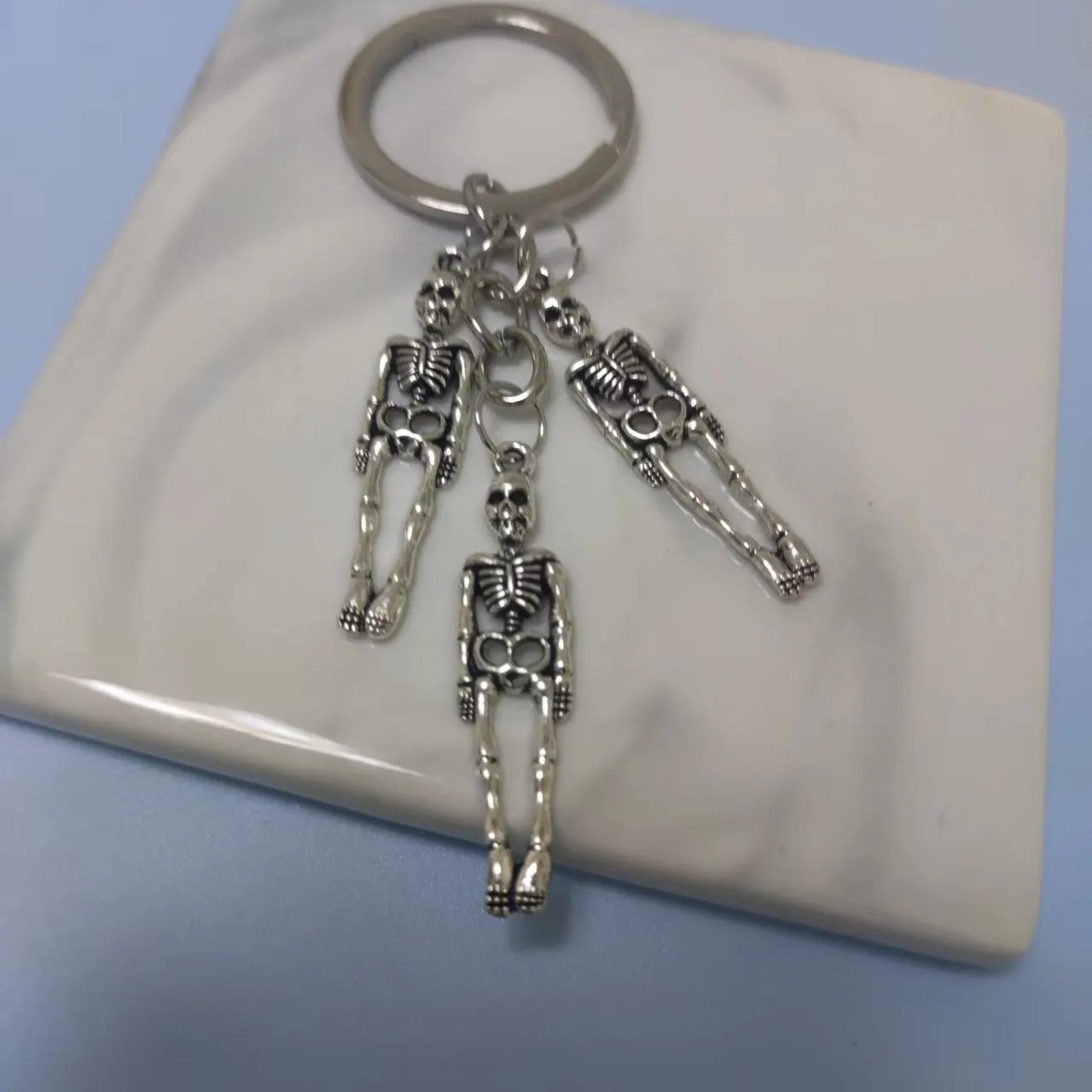 Nice Key Rings Skeleton Personalized Skeleton Keyring - Eternal Midnight