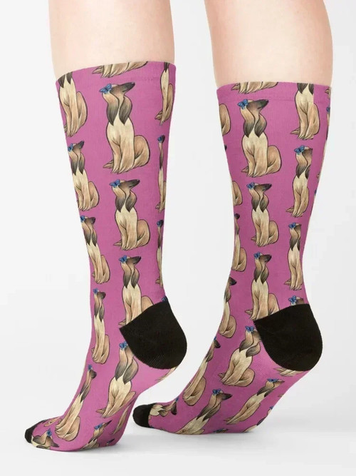 Afghan Hound Socks