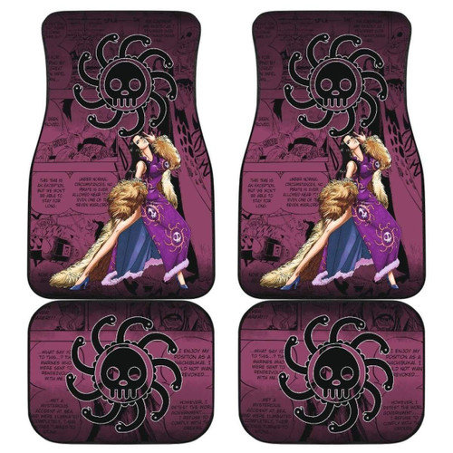 Boa Hancock One Piece Car Floor Mats Manga Mixed Anime Universal Fit