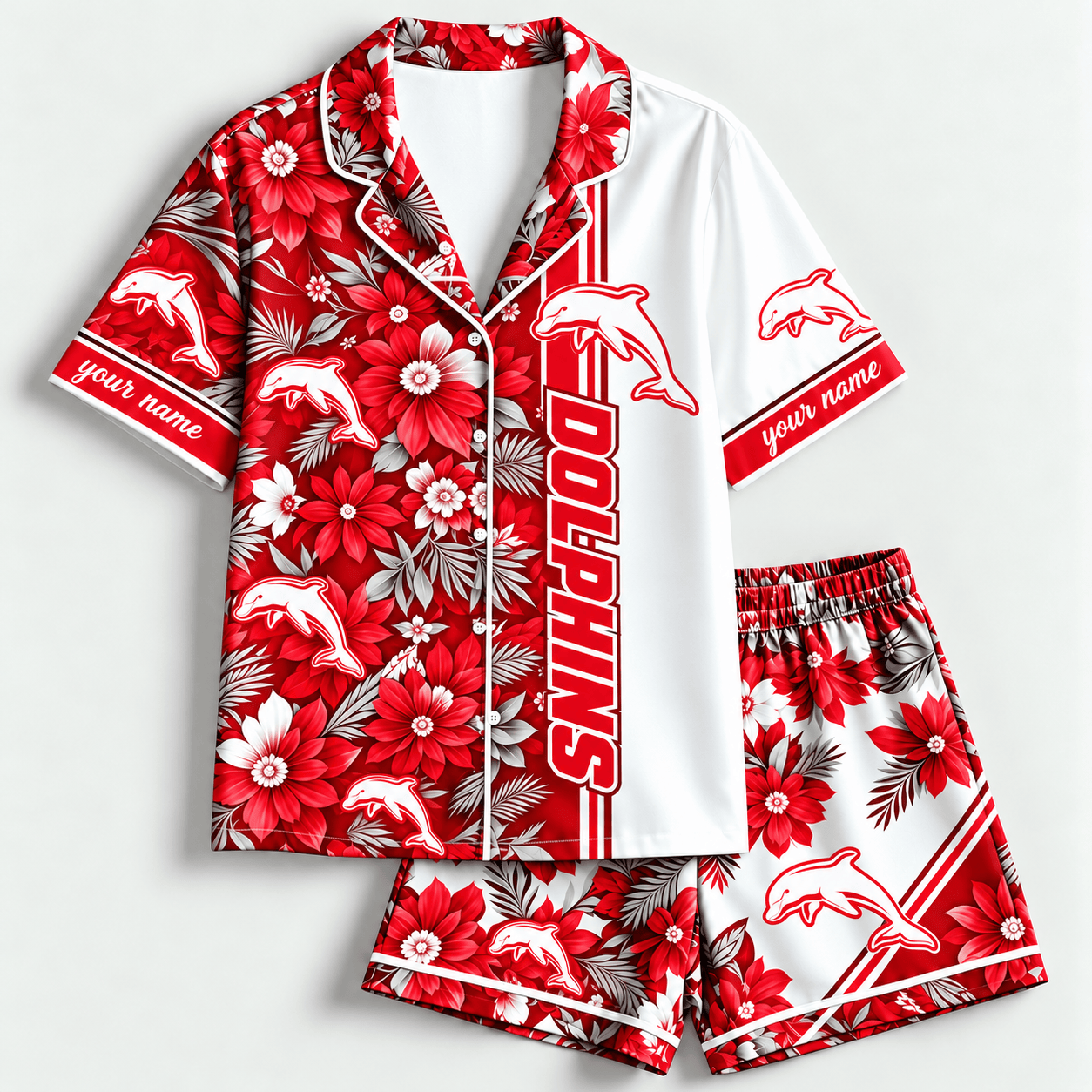 Dolphins NRL Pajamas shirt