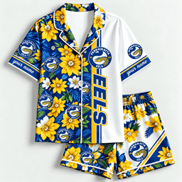 Parramatta Eels NRL Pajamas shirt