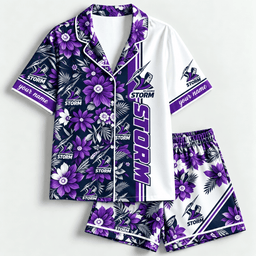 Melbourne Storm NRL Pajamas shirt
