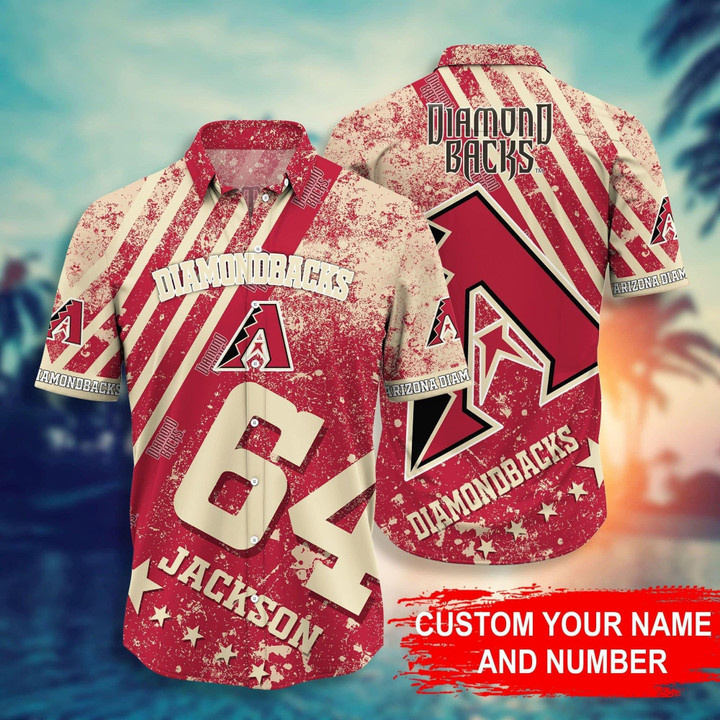 Personalized Arizona Diamondbacks Cactus Grove Hawaiian Shirt MLB