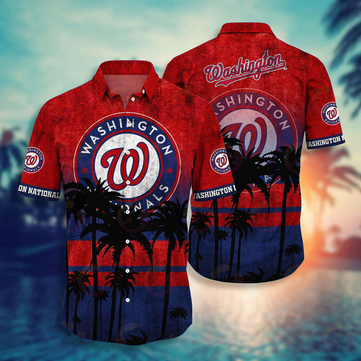 Washington Nationals Capital Paradise Hawaiian Shirt MLB