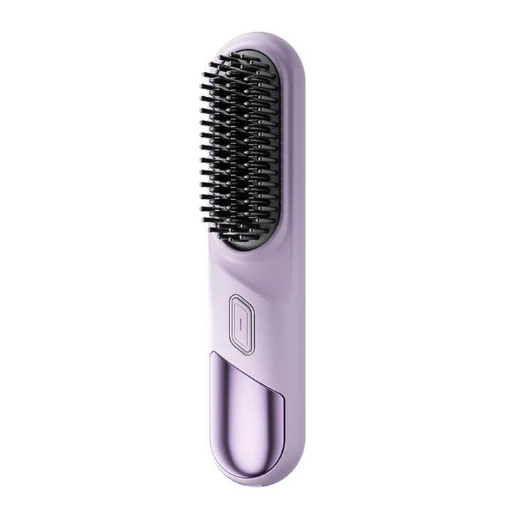 Cordless Beard and Hair Straightener for Men: Fast-Heating Wireless Brush and Multifunctional Hot Comb