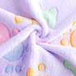 Cozy Flannel Paw Print Pet Blanket – Perfect for Cats & Dogs