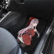 Darling In The Franxx Anime Car Floor Mats | Zero Two Cute Eating Candy Universe Car Mats